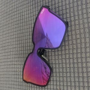 QUAY AUSTRALIA AFTER DARK SHIELD REFLECTIVE SUNGLASSES